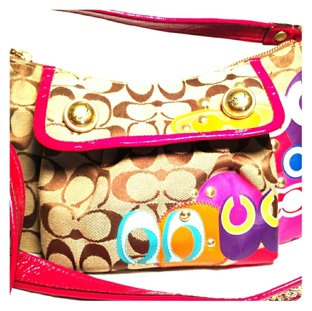 🌸 SALE!!!🌸Coach poppy signature cross body purse